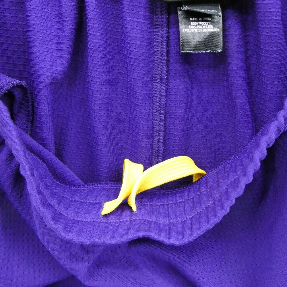 Under Armour Shorts Small Loose Mens Purple‎ Athletic Basketball Gym Vtg Lakers
